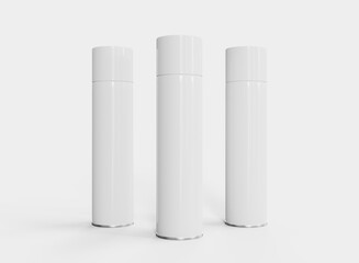 Spray can mock-up for designs