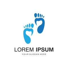 foot Logo Template vector icon