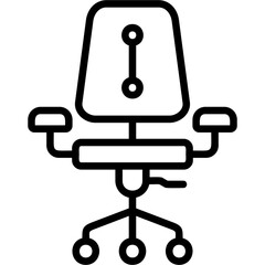 Desk Chair Icon