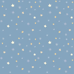 Winter pattern watercolor seamless