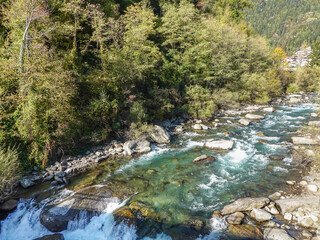 Die Passer bei Meran in Südtirol