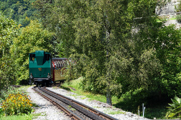 Fototapeta na wymiar Brienz-Rothorn-Bahn