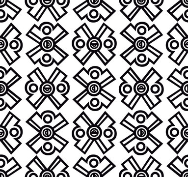 Ollin-Movimiento B - Patr&oacute;n Prehisp&aacute;nico Mexica
