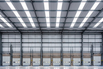 Obraz na płótnie Canvas Loading doors of a warehouse