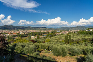 Obraz premium Tuscany landscape, region in central Italy.