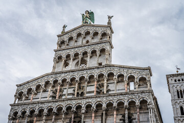 Obraz premium Lucca is Italy city located in Tuscany.