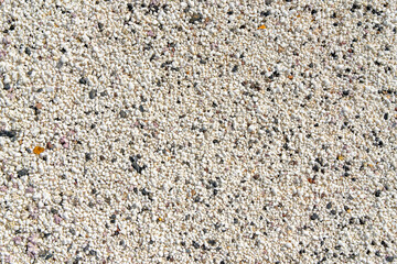 gravel on the beach, texture of sand