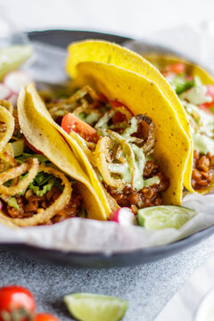 BBQ Lentil Tacos