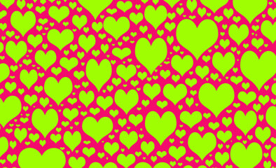 seamless pattern with hearts