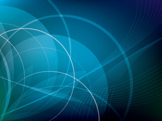 Background with abstract shapes in vector.