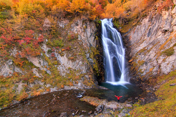 Fototapeta na wymiar Waterfall of Saut Deth pish. Vall d'Aran