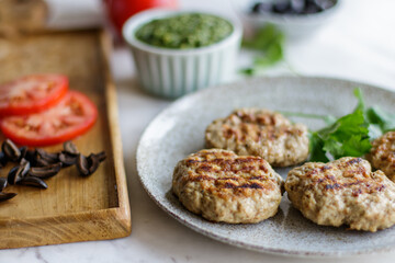 Whole30 Keto Pork Burger