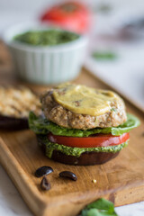 Whole30 Keto Pork Burger