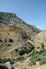 Fototapeta na wymiar Les gorges de Goniès près de Gazi en Crète