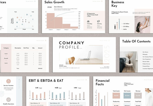 Company Profile Presentation Layout