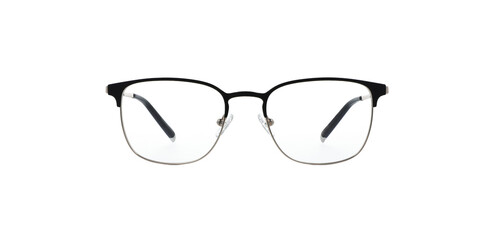 eyeglasses isolated on white background - obrazy, fototapety, plakaty