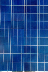 Photovoltaic modules of huge solar panels energy concept in Brazil