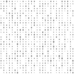 Binary code digital technology background. Digital data stream. Matrix. binary code.