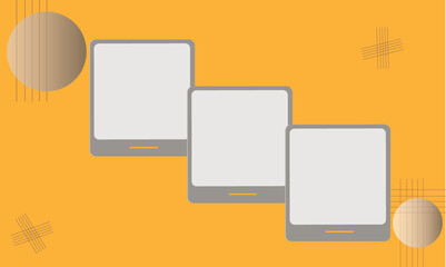 Social media carousel post template