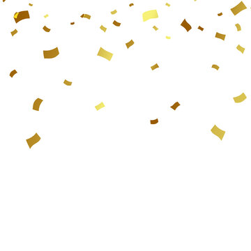 gold confetti