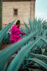 beautiful black girl traveling alone