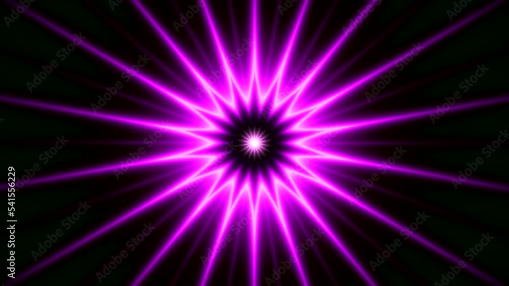 Poster psychedelic flashing neon pattern with rings and lines. motion. bright flashing pattern with neon ci
