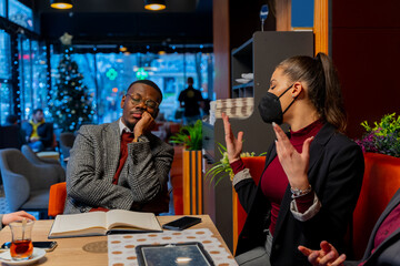 Discussing about the business plans