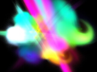 Abstract background, colored fantastic texture, unique art illustration, fractal for graphic design projects.