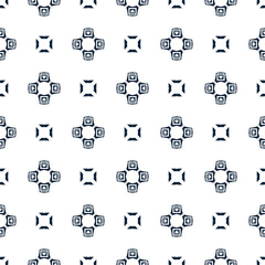 Geometric pattern. Seamless vector background. Ethnic graphic design.