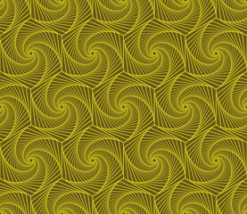 Seamless pattern of colorful fractal curves. Seamless pattern of fractals. Background of fractals. Guilloche seamless pattern.