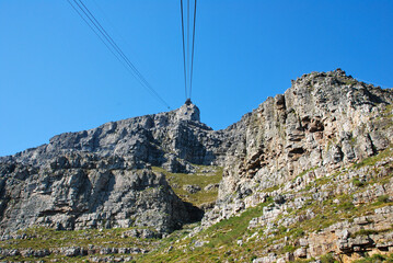climber on the mountain
