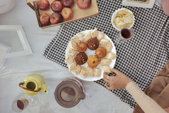 Flatly of Beach Picnic Food Set
