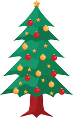 christmas tree vector