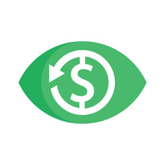 Financial strategy concept illustration icon.