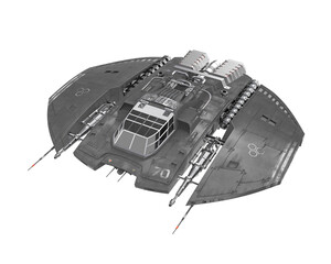 alien spaceship drone cool view © DM7