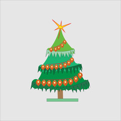 vector Christmas tree 