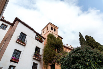 The Albaicin is the muslim quarter of Granada, Spain