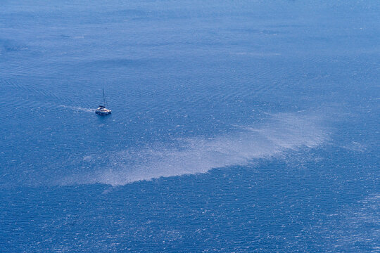 catamaran over the ocean