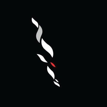 Markhor logo and icon markhoor cooperate Identity logo. Black and white. vector illustration.