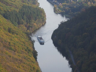 Baumwipfelpfad - Cloef - Saarschleife - Orscholz – Mettlach – Saar - Saarland  - im Herbst