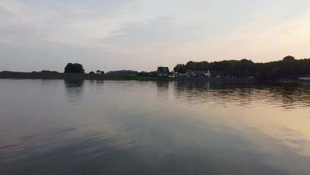 Bevertalsperre n&auml;he H&uuml;ckeswagen - See im Sp&auml;tsommer - Drohne