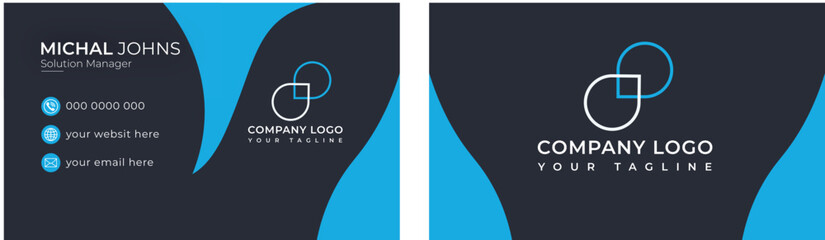 Creative and Clean Double Sided Luxurious Modern BUSINESS CARD Template