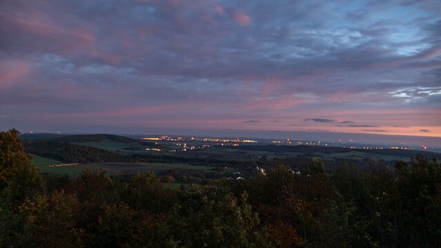 night photography in a chzech landscape
