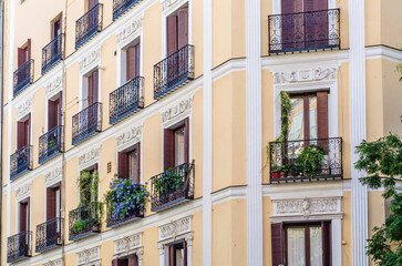Fototapeta na wymiar Architectural detail in Madrid, Spain