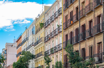 Fototapeta na wymiar Architectural detail in Madrid, Spain