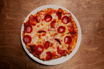 Delicious Italian Pepperoni Pizza
