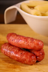 Chorizo a la parrilla.