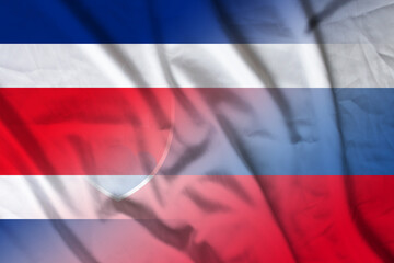 Costa Rica and Slovakia national flag international contract SVK CRI