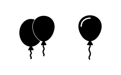 Balloon icon vector for web and mobile app. Party balloon sign and symbol