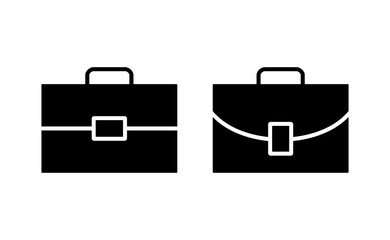 Briefcase icon vector for web and mobile app. suitcase sign and symbol. luggage symbol.